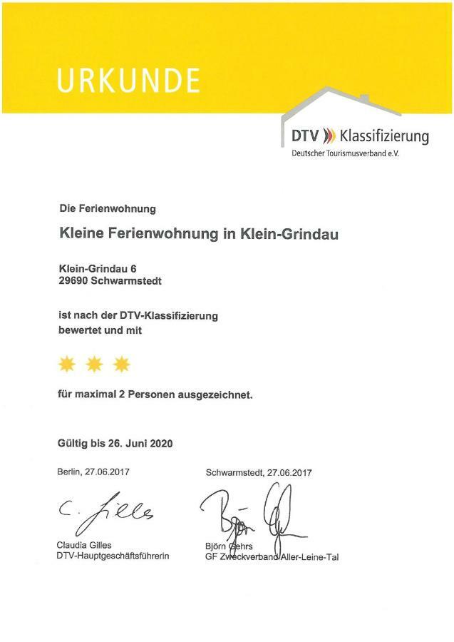 Fewos In Klein-Grindau Schwarmstedt Exteriér fotografie